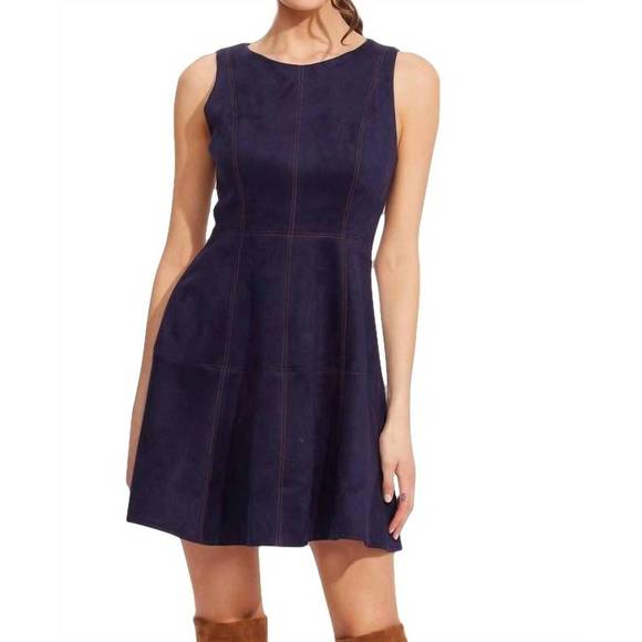 NEW EVA FRANCO haven dress in prussian blue - Picture 4 of 5